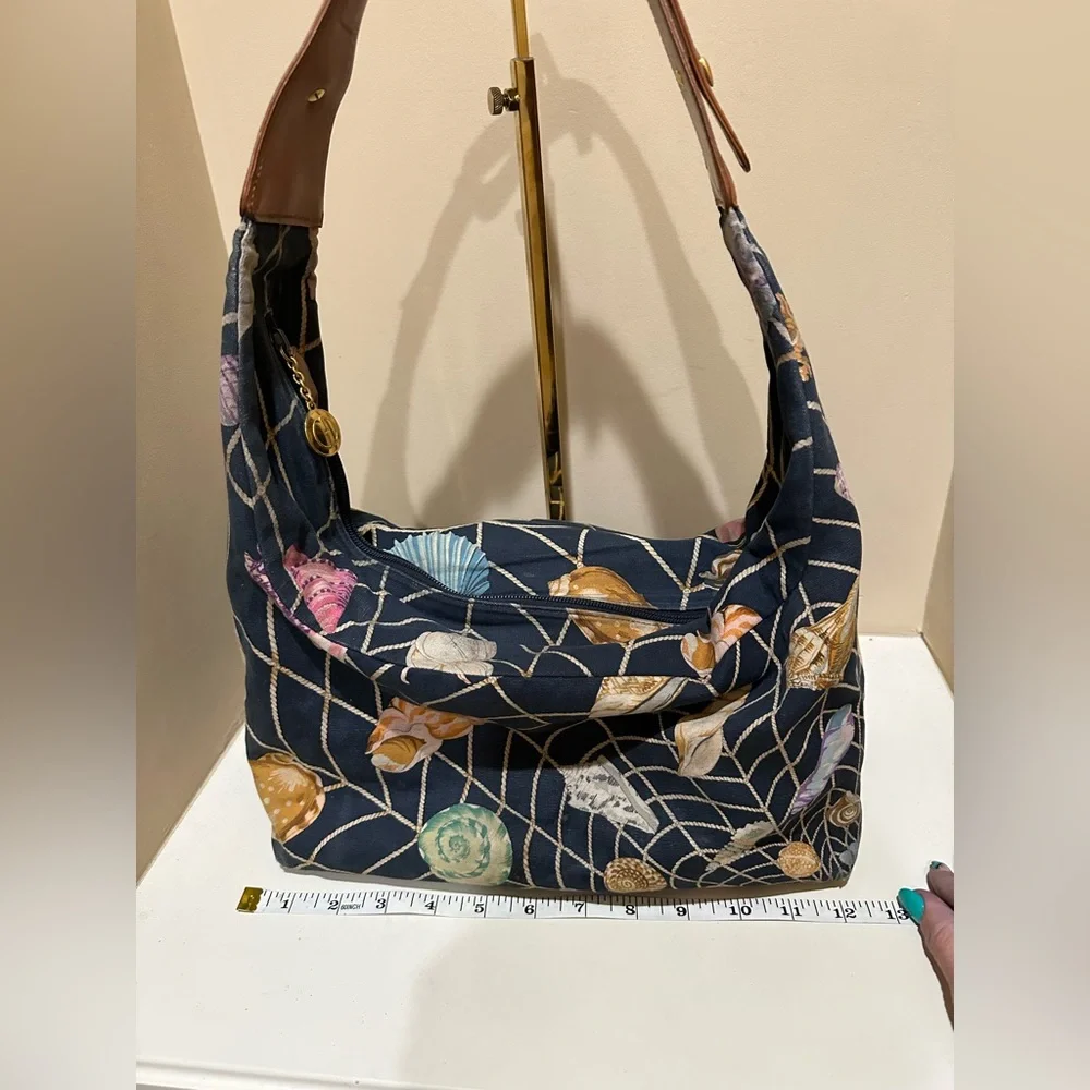 Nautical Gucci x Tom Ford era Hobo Canvas and Leather Rare Bag - Picture 11 of 12